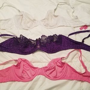 Victoria Secret Bras, set of 3